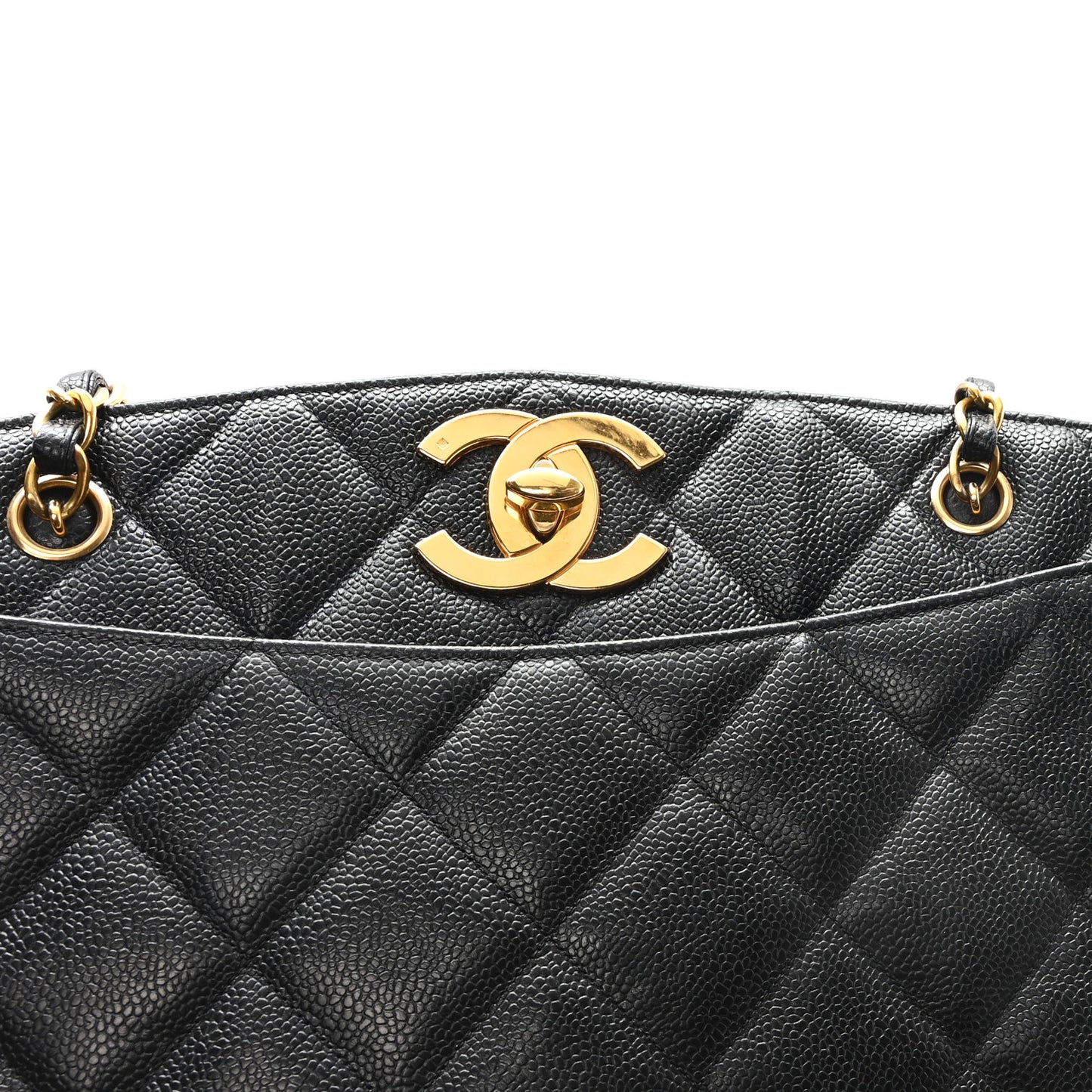 Caviar Shopper Tote Black