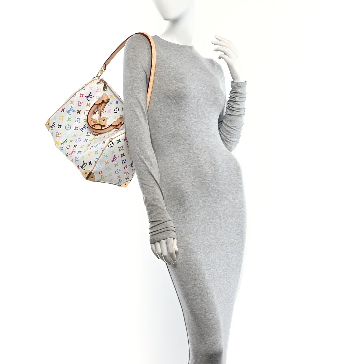 Louis Vuitton LV X TM Monogram Multicolor Speedy Soft 30 White 2 of 10