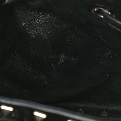 Valentino Garavani Nappa Mini Rockstud Spike Bucket Bag Black 11 of 15