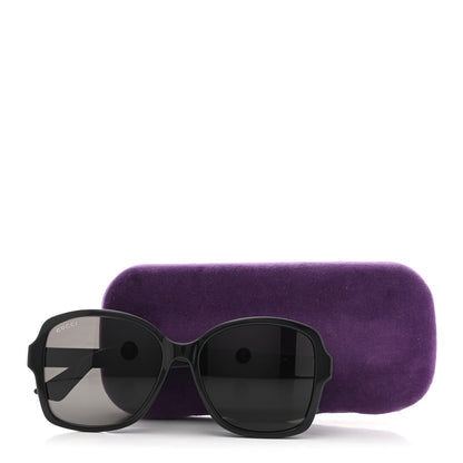 Gucci Acetate Square Sunglasses GG0765SA Black 9 of 9
