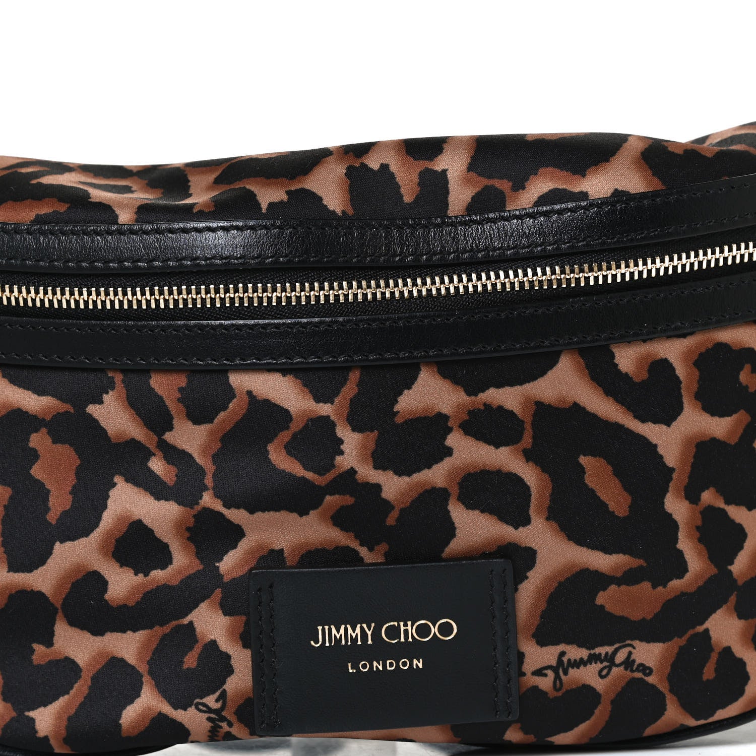 Jimmy Choo Nylon Leopard Candice Belt Bag 10 of 12