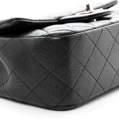 Chanel Caviar Quilted Mini Rectangular Flap Black 9 of 10