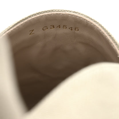 Chanel Canvas Grosgrain CC Espadrilles 39 Light Green Black 9 of 10