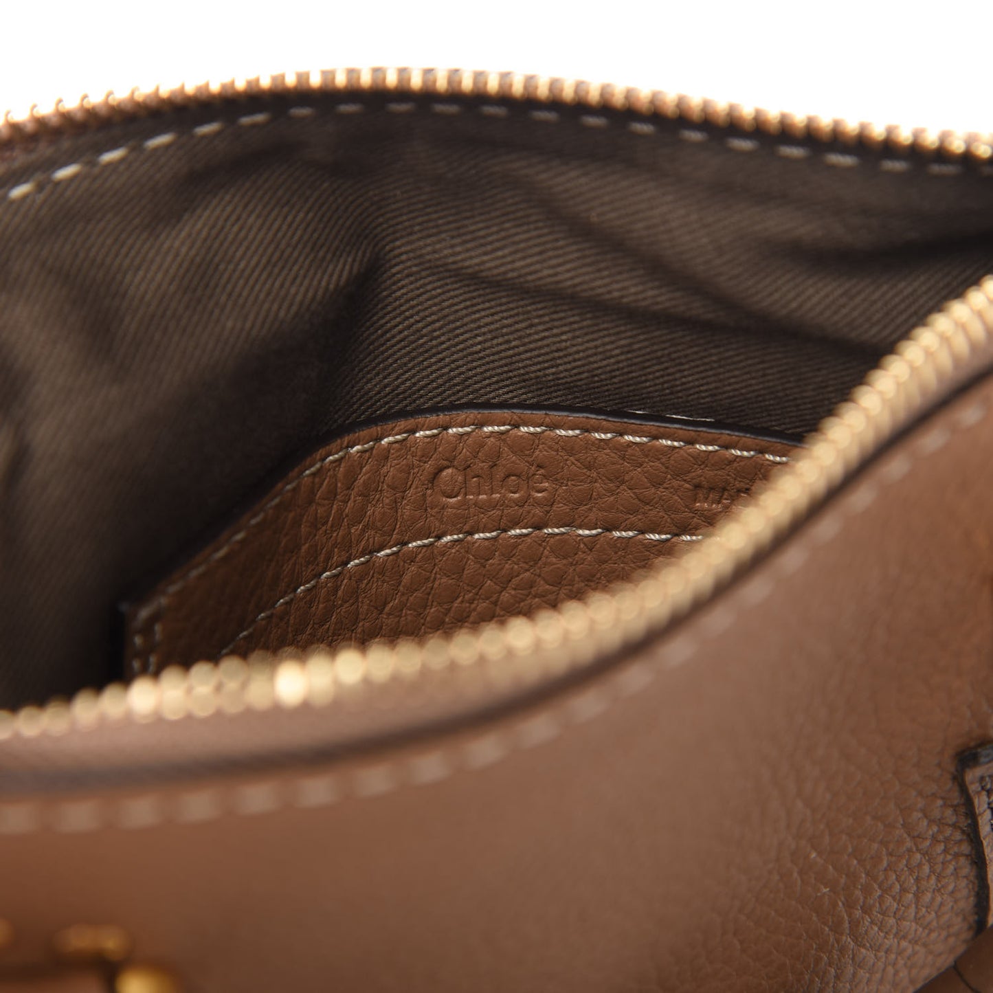 Calfskin Mini Marcie Satchel Nut