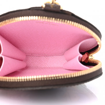 Louis Vuitton Monogram 2021 Christmas Animation Japanese Garden Round Coin Purse Wisteria Pink 5 of 6