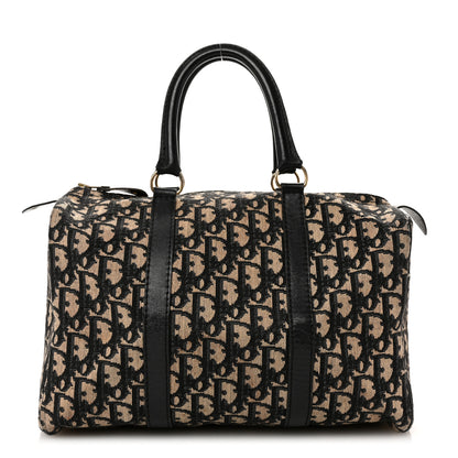 Christian Dior Monogram Boston Black 1 of 12