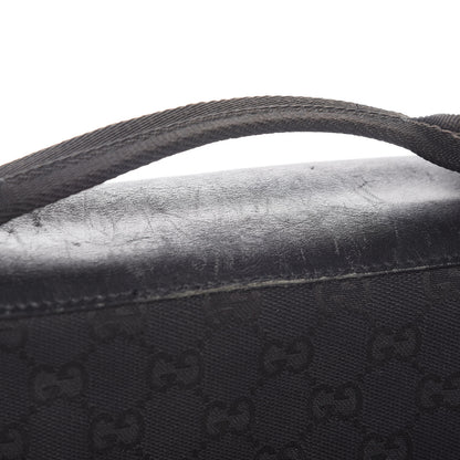 Gucci Monogram Messenger Bag Black 10 of 10