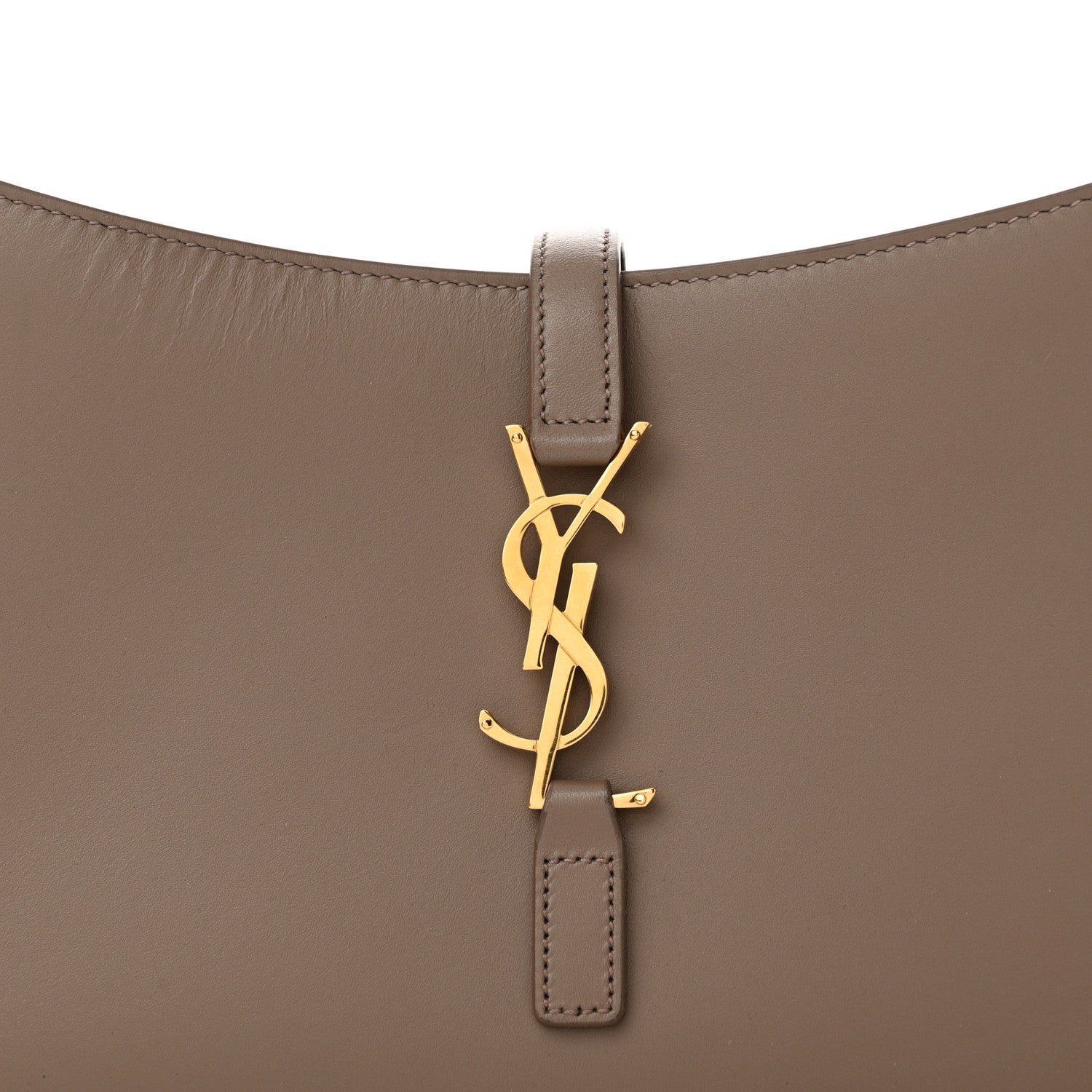 Saint Laurent Smooth Calfskin Le 5 A 7 Hobo Taupe 8 of 14