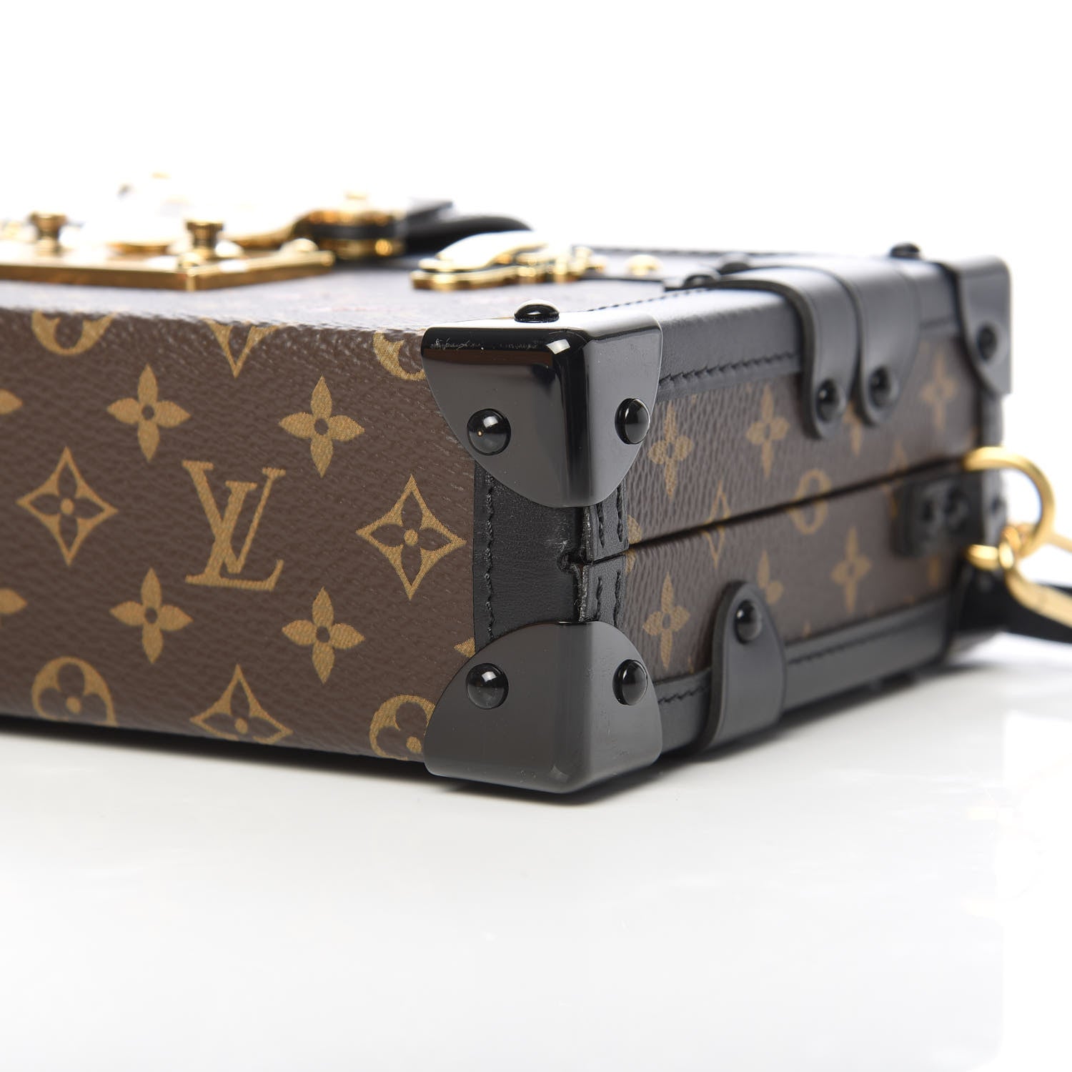 Louis Vuitton Monogram Petite Malle Black 10 of 12