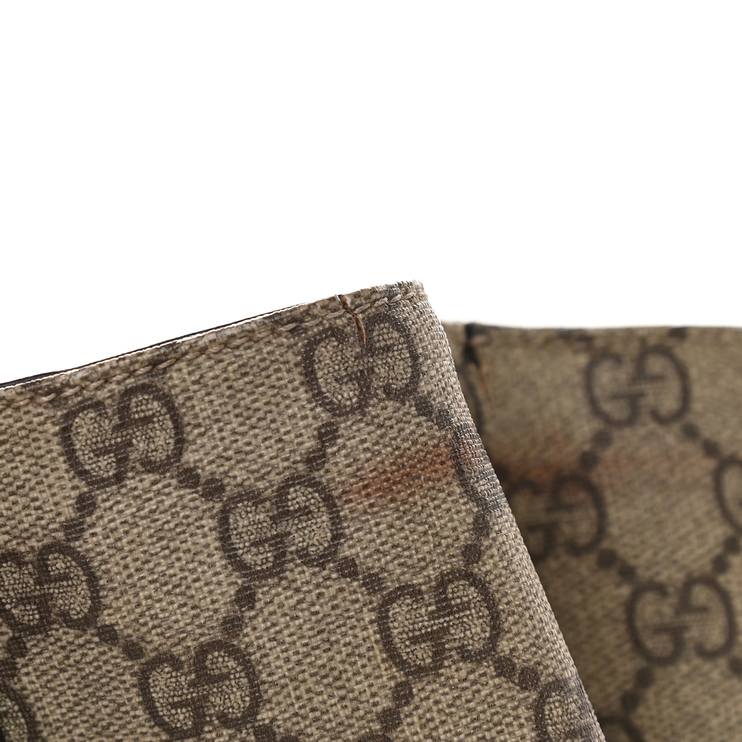 GG Plus Monogram Small Vertical Tote Dark Brown