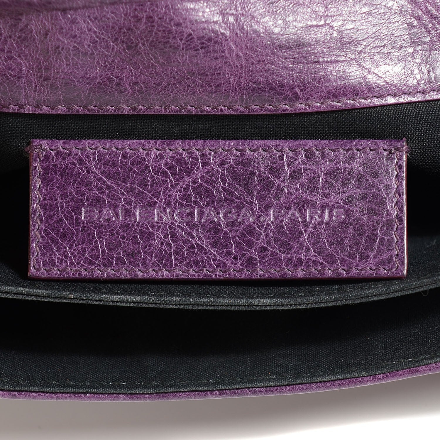 Balenciaga Agneau Giant 21 Silver Hardware Envelope Clutch Raisin 9 of 11