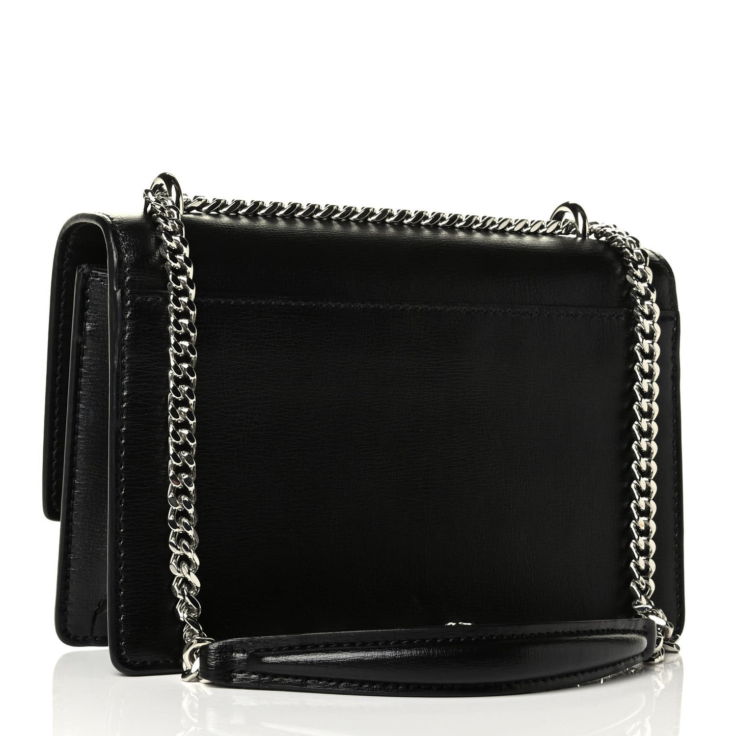 Calfskin Monogram Sunset Chain Wallet Black