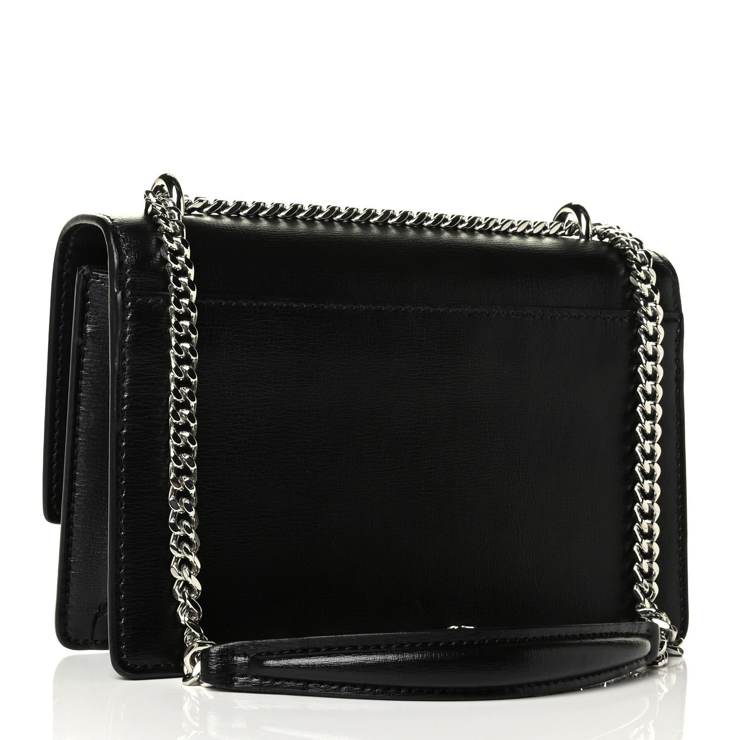 Saint Laurent Calfskin Monogram Sunset Chain Wallet Black 2 of 4