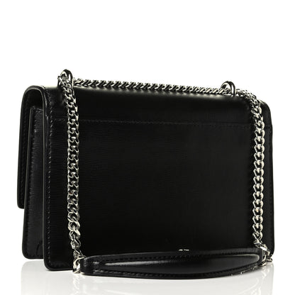 Saint Laurent Calfskin Monogram Sunset Chain Wallet Black 2 of 4