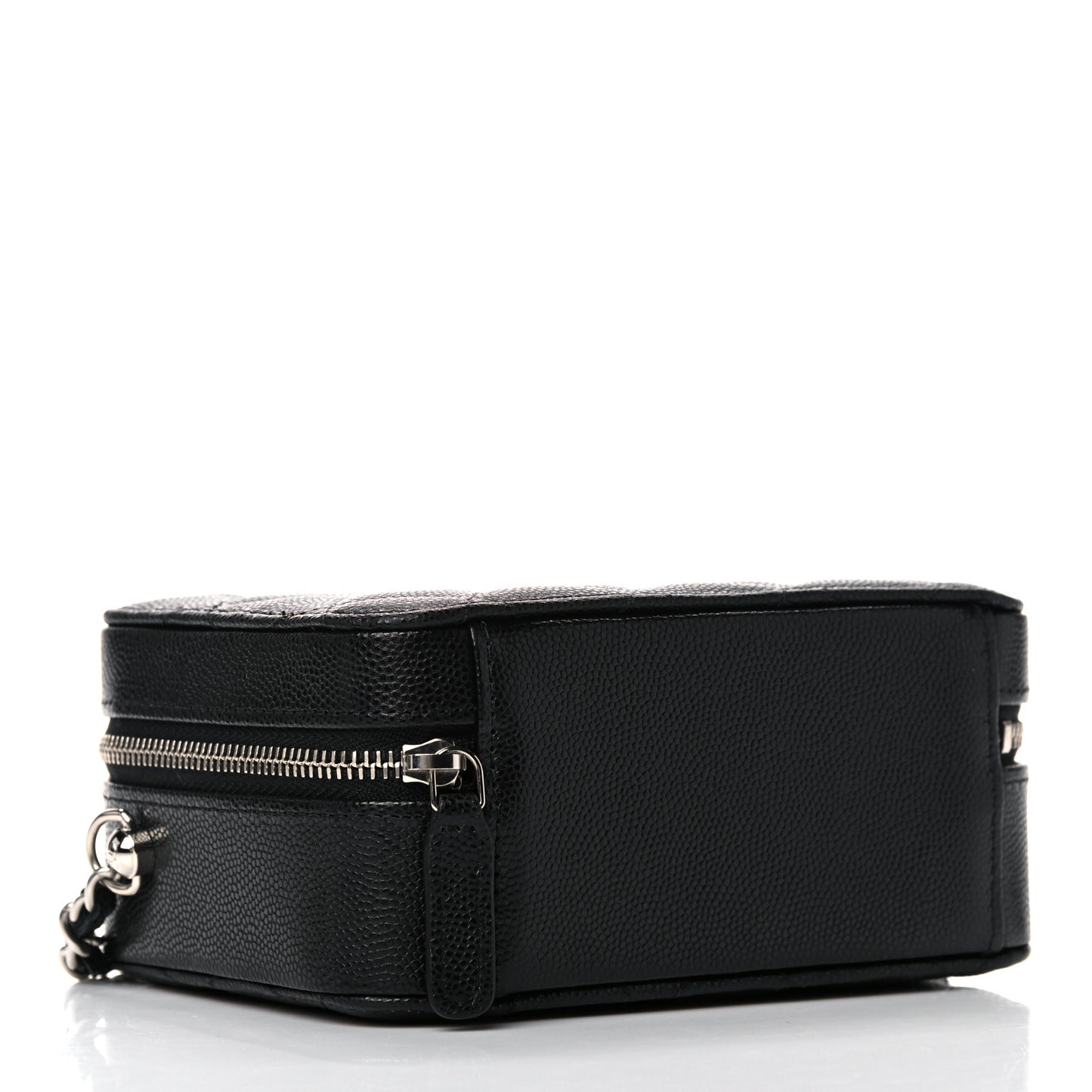 Caviar Quilted Camera Bag Black