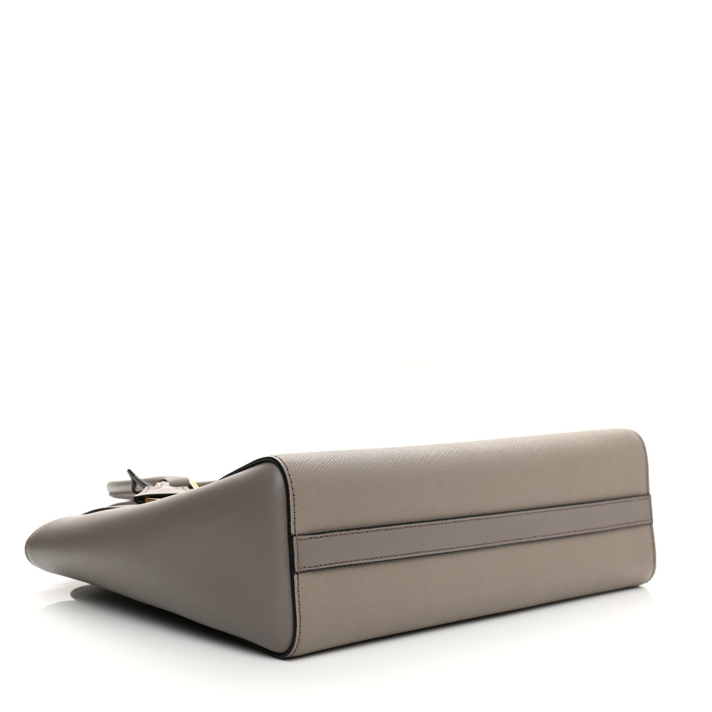 Saffiano Metal Top Handle Argilla