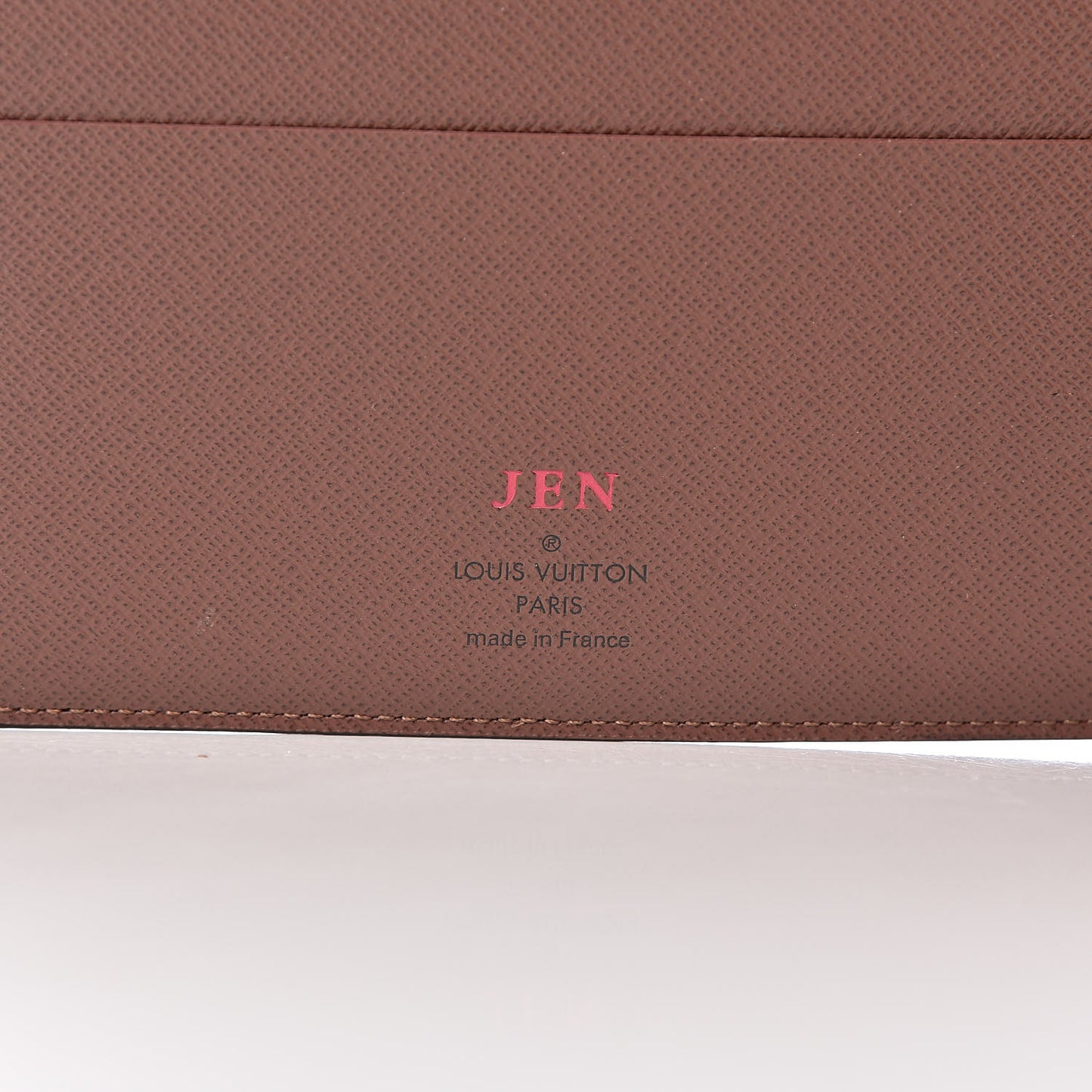 Monogram Desk Agenda Cover