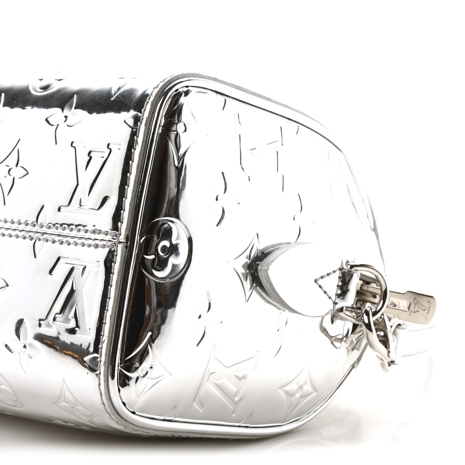 Louis Vuitton Monogram Miroir Speedy Bandouliere 20 Silver 9 of 9