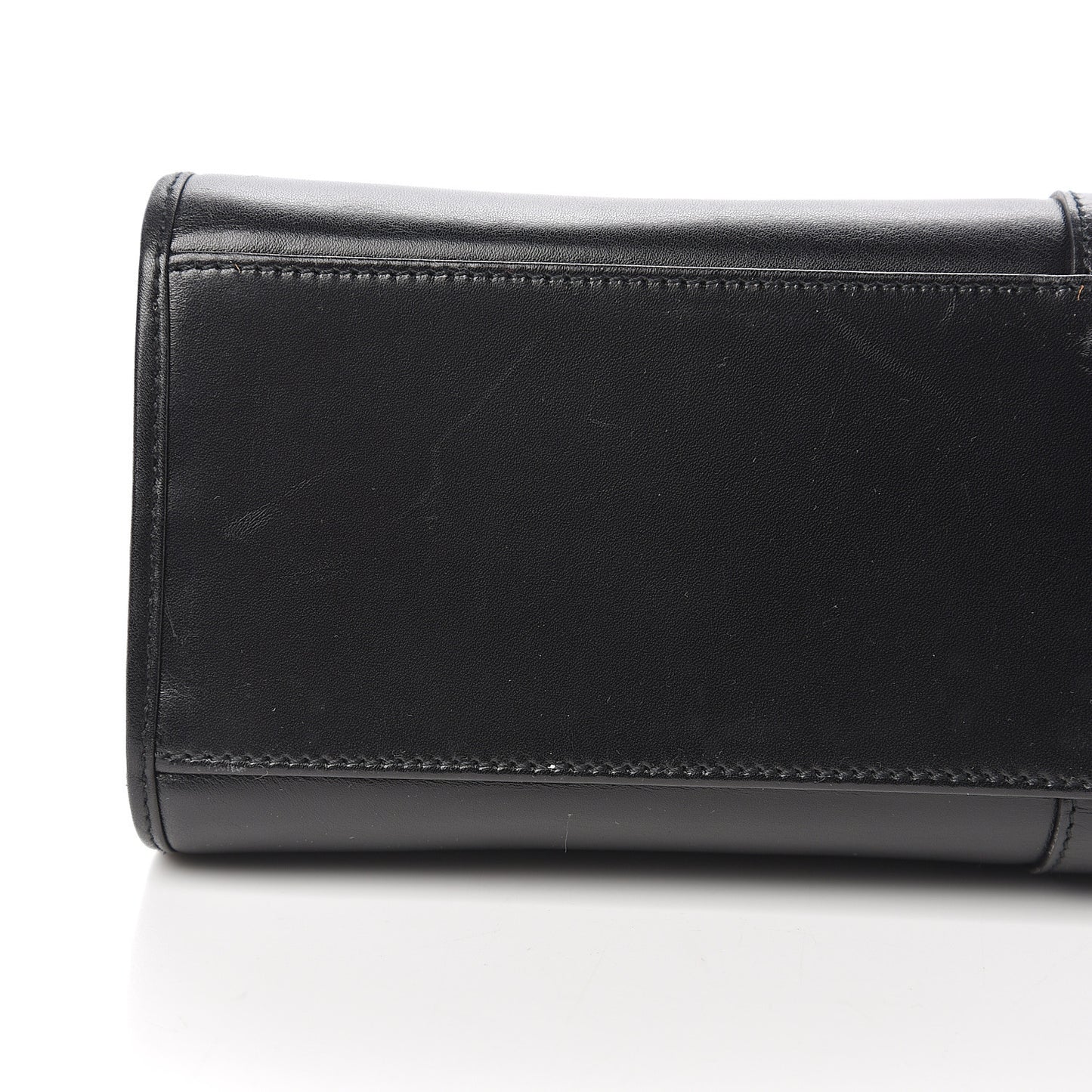 Calfskin Bardot Hobo Black
