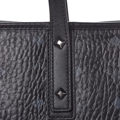MCM Visetos Large Anya Shopper Tote Black 10 of 13