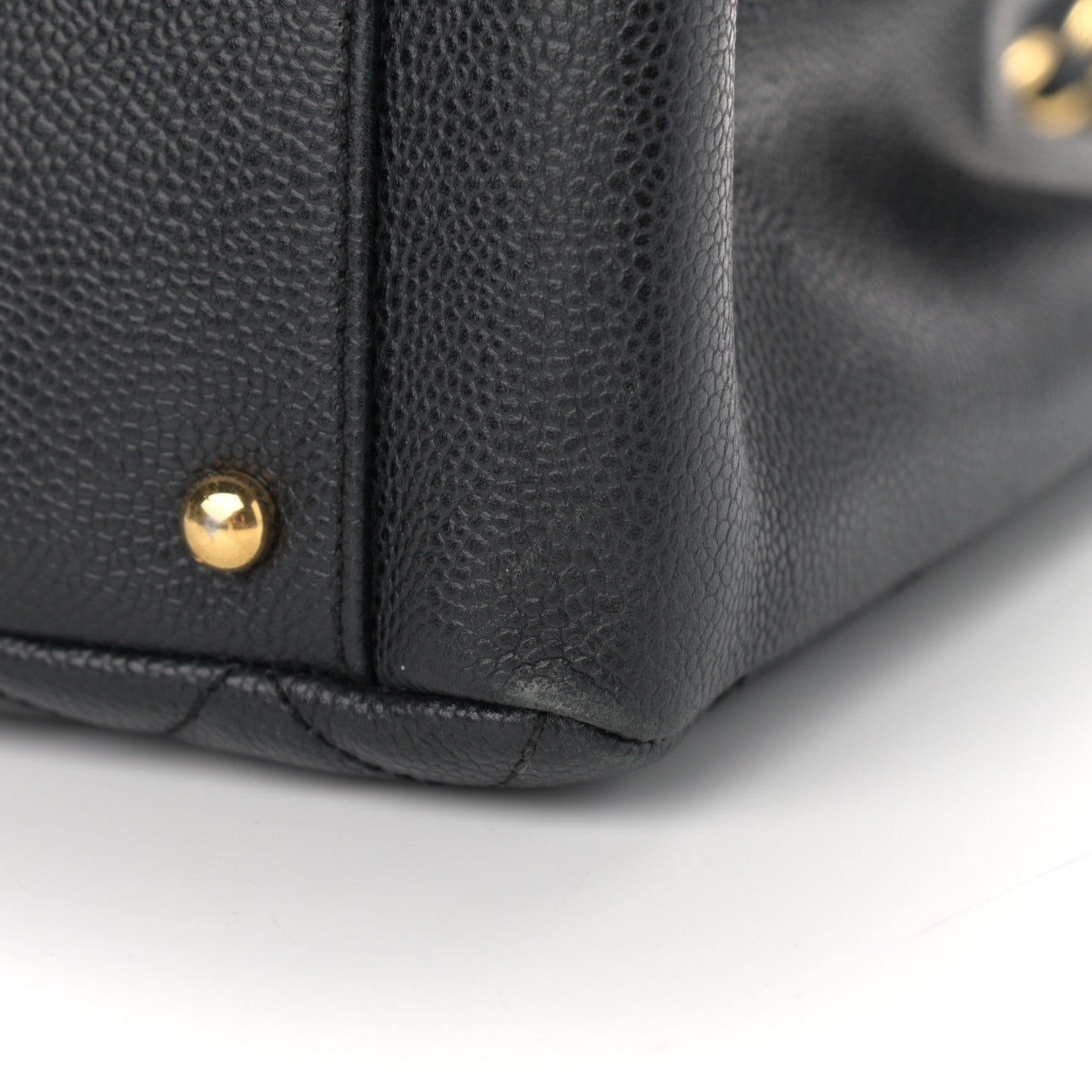 Chanel Caviar Quilted XL Grand Shopping Tote GST Black 11 of 12