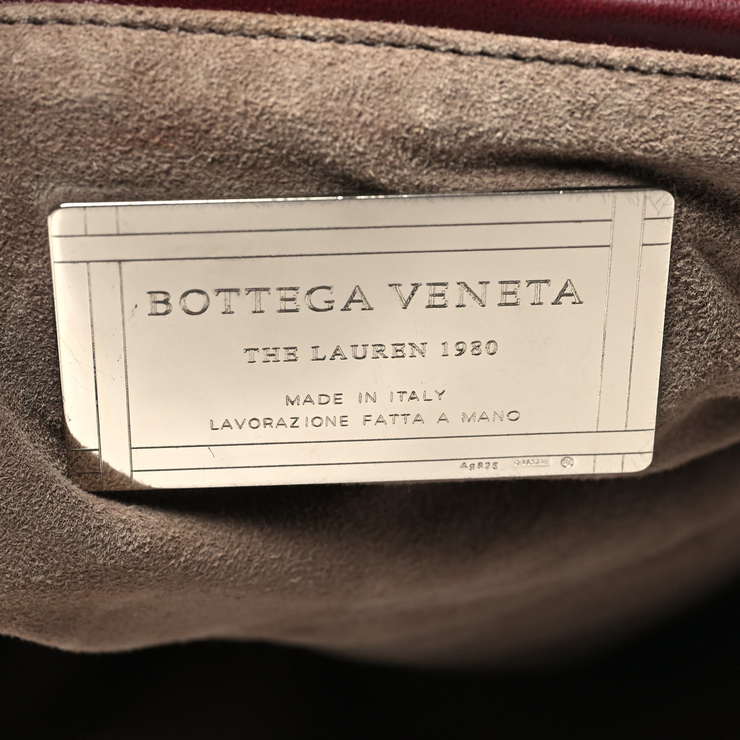 Nappa Intrecciato The Lauren 1980 Clutch Gigolo Red