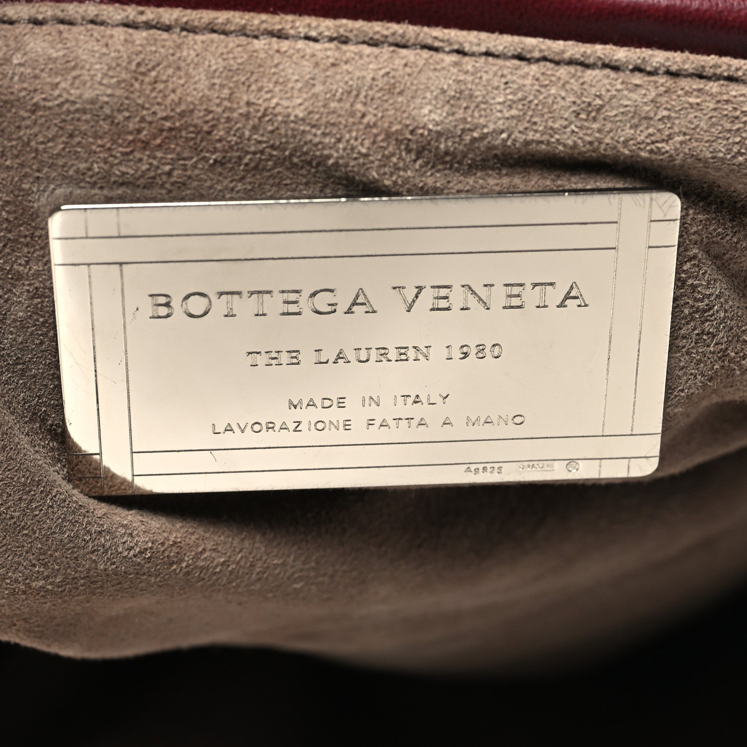 Bottega Veneta Nappa Intrecciato The Lauren 1980 Clutch Gigolo Red 7 of 10