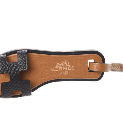 Hermes Epsom Butler Calfskin Hunter Oran Nano Bag Charm Black 3 of 5