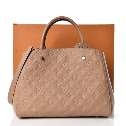 Louis Vuitton Empreinte Montaigne MM Papyrus 19 of 19