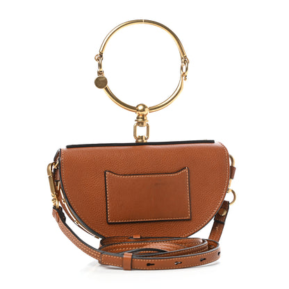 Chloe Calfskin Small Nile Bracelet Minaudiere Bag Caramel 4 of 12