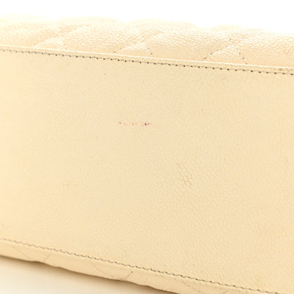 Chanel Caviar Quilted French Riviera Hobo Beige 12 of 12
