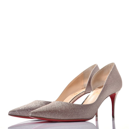 Christian Louboutin Glitter Mini Specchio Iriza 70 Pumps 39 Courtisane 3 of 8