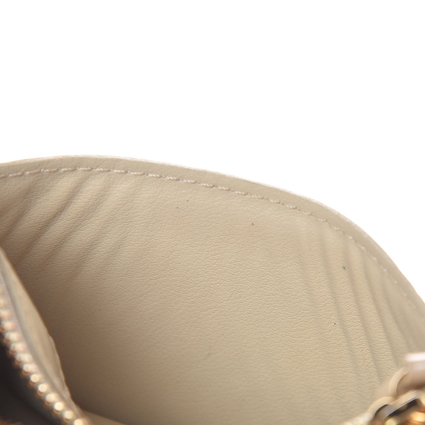 Vernis Key Pouch Blanc Corail