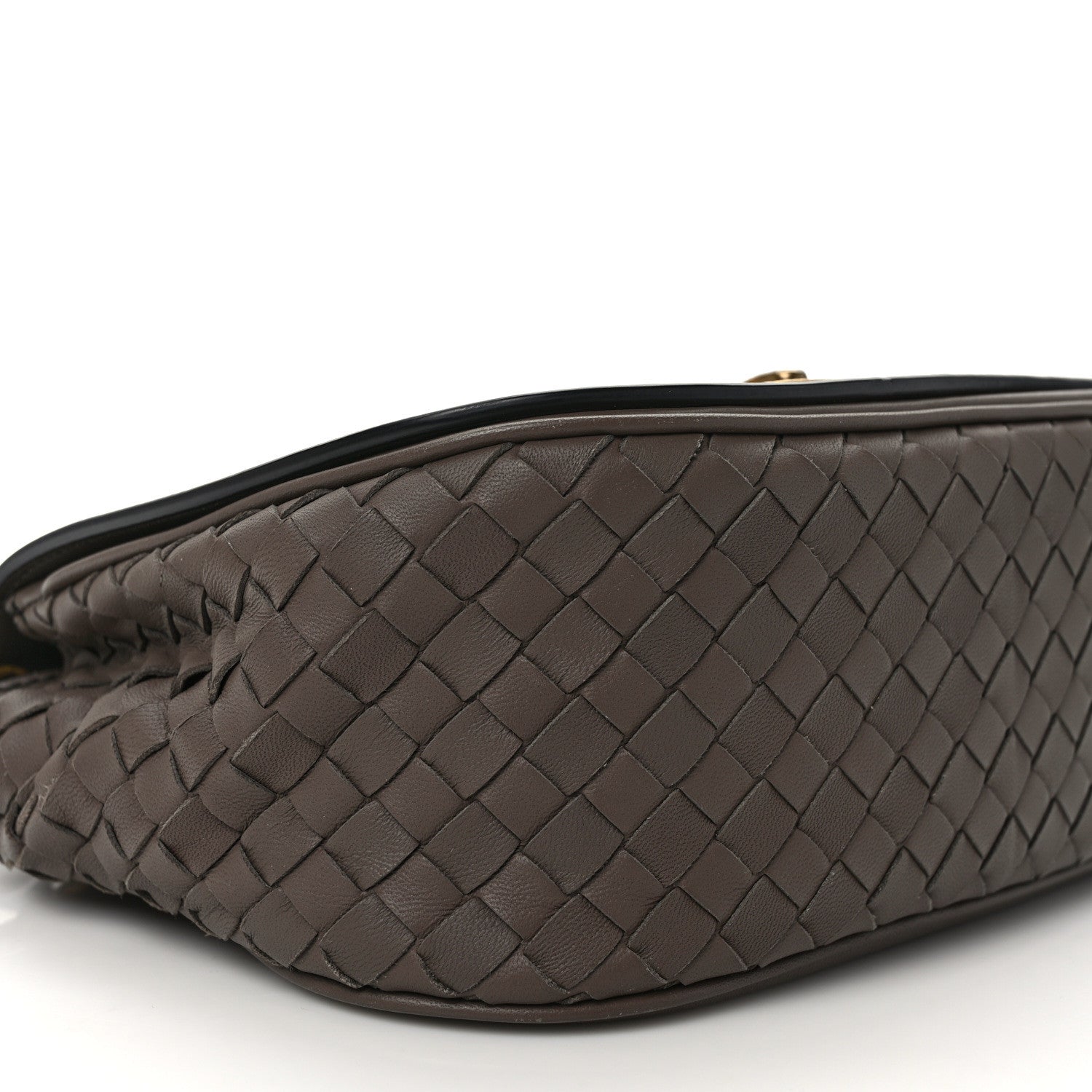 Bottega Veneta Nappa Intrecciato BV Luna Shoulder Bag New Steel 8 of 9