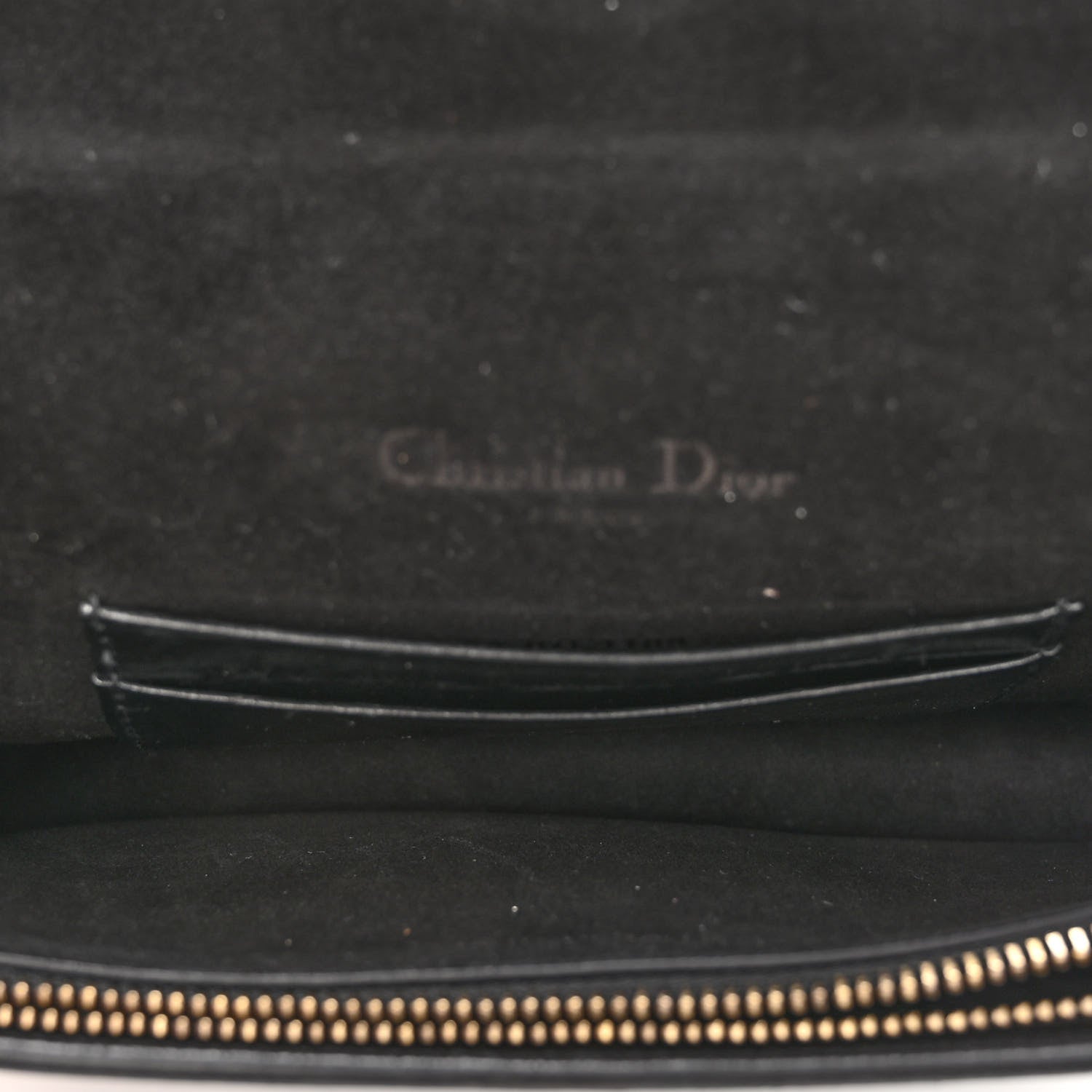 Christian Dior Crinkled Lambskin Saddle Belt Black 5 of 10