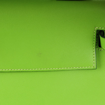 Hermes Veau Gulliver Kelly Retourne 32 Vert Cru 27 of 27