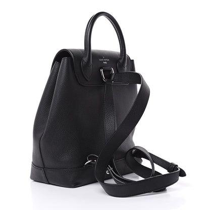 Louis Vuitton Calfskin Lockme Backpack Black 3 of 11