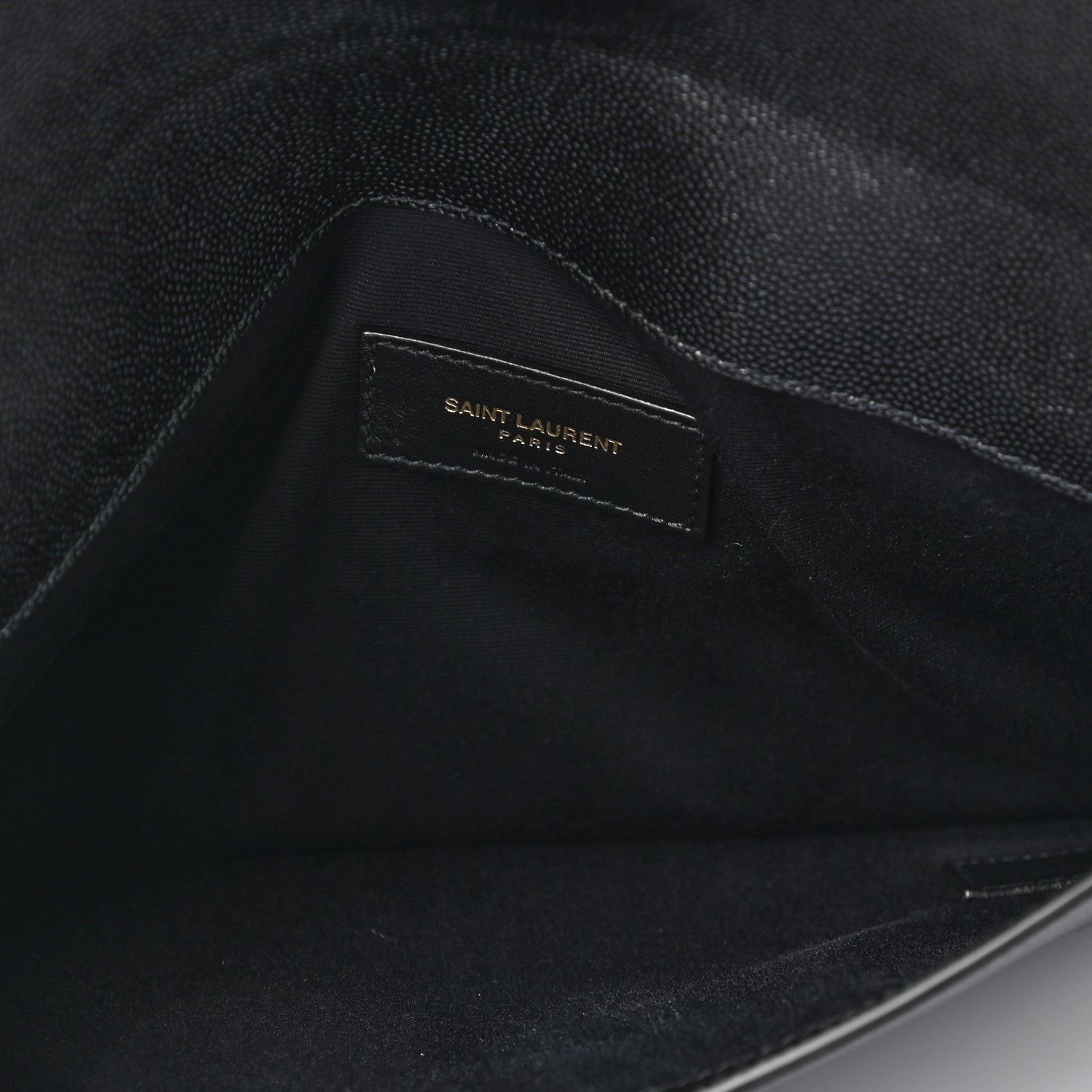 Saint Laurent Grain De Poudre Uptown Pouch Black 5 of 8