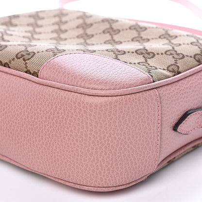 Gucci Monogram Mini Bree Messenger Bag Beige Soft Pink 9 of 10