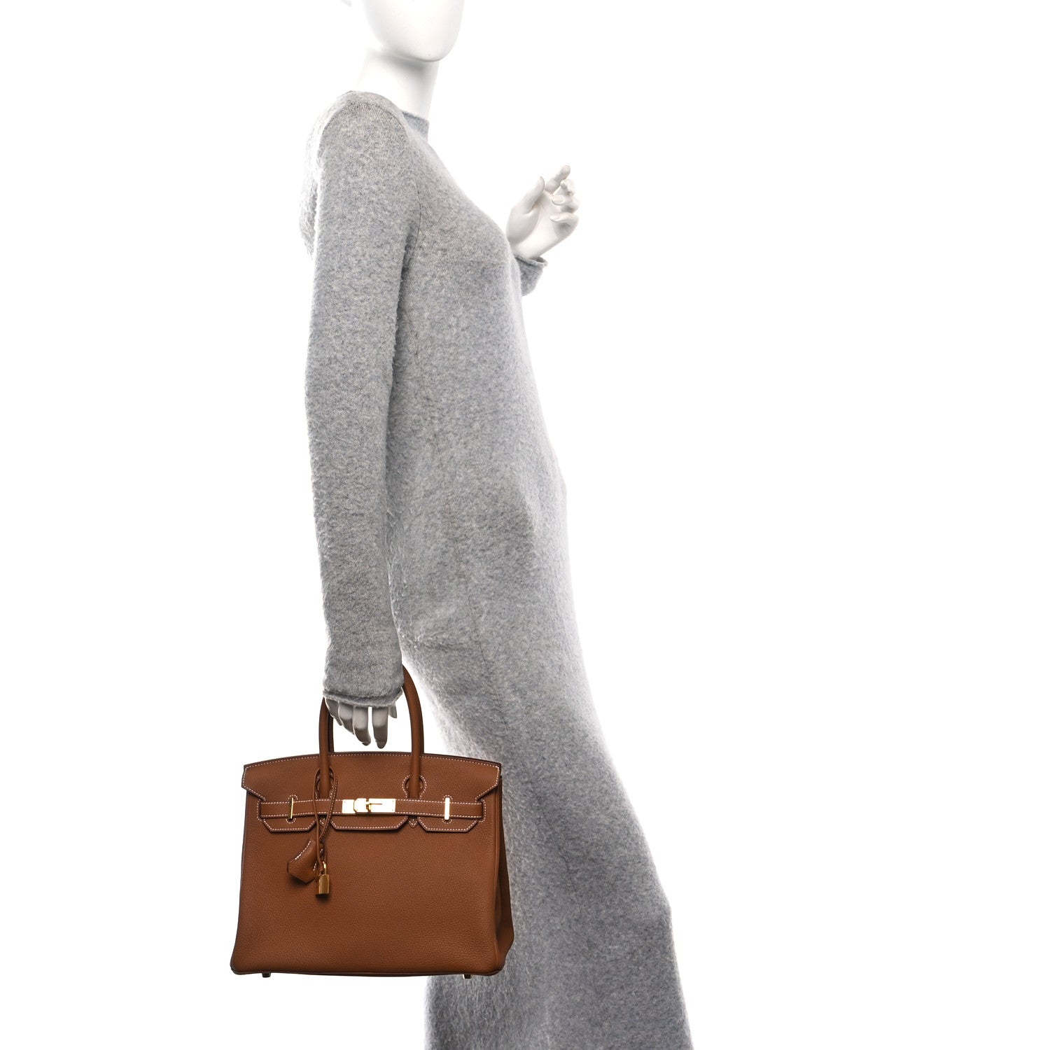 Hermes Togo BIRKIN 30 Gold 2 of 11