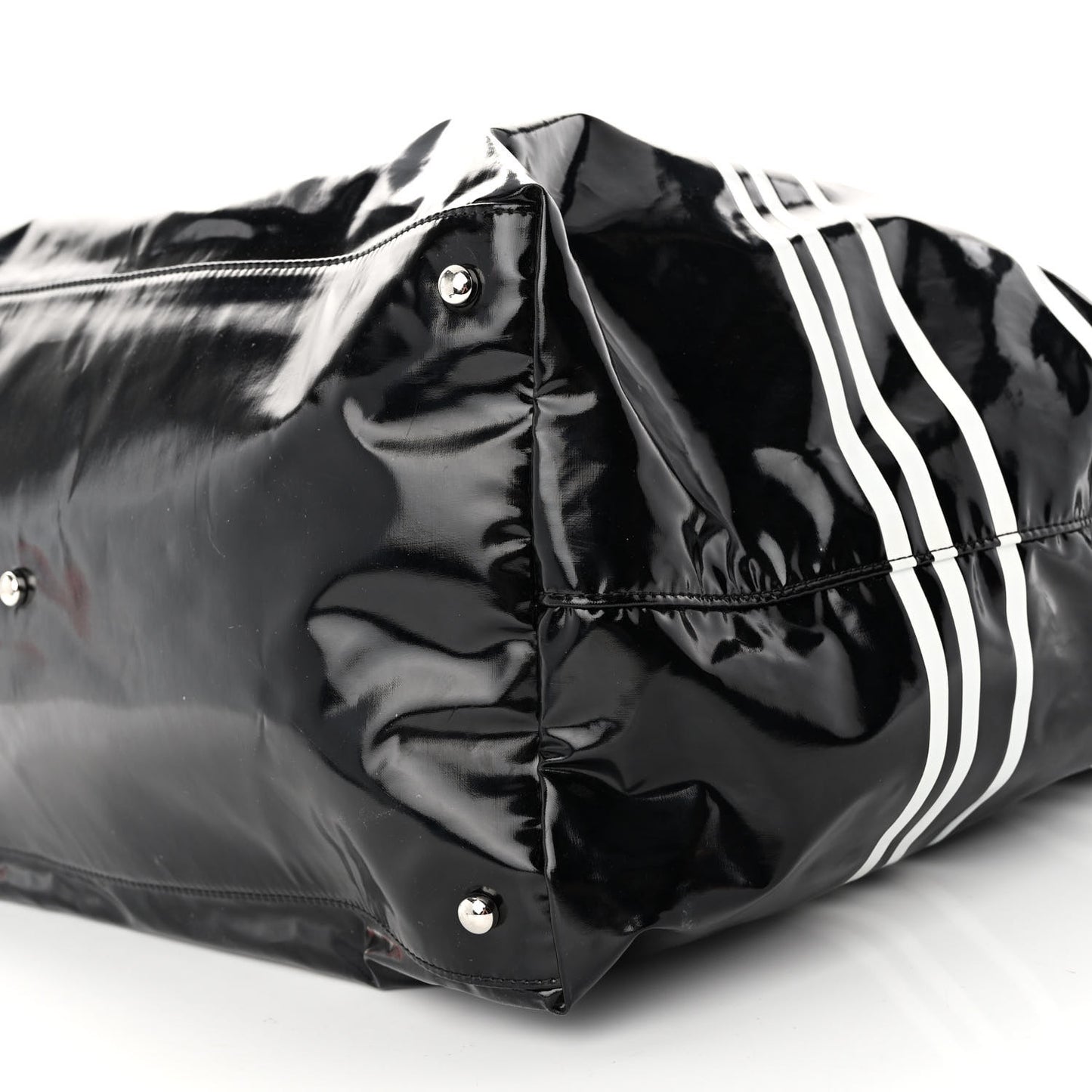 Vinyl Large La Pausa Bay Shopping Bag Black