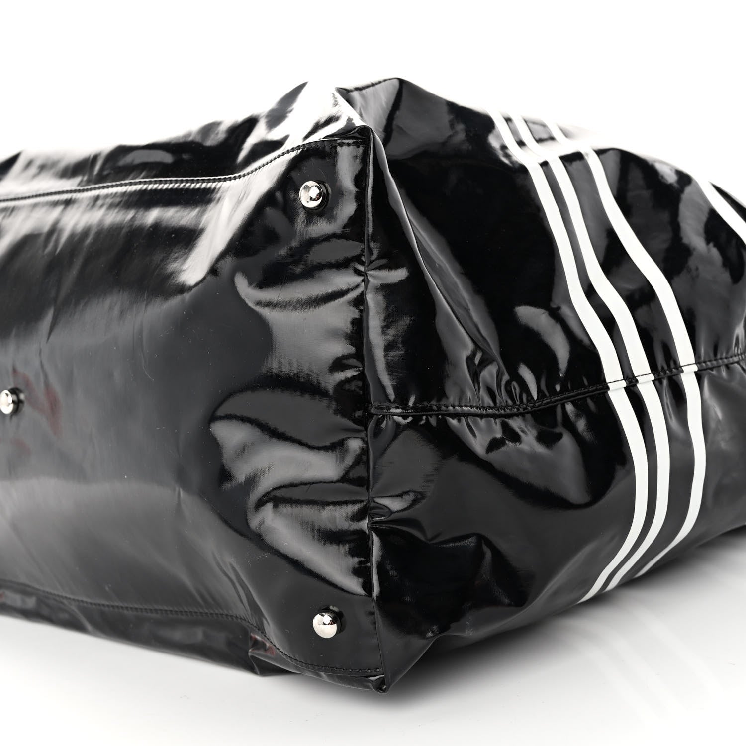 Chanel Vinyl Large La Pausa Bay Shopping Bag Black 10 of 11