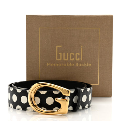 Gucci Textured Dollar Calfskin Criss-Cross Double G Memorable Buckle 40mm Belt 85 34 Black 7 of 7