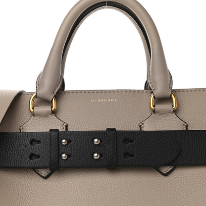 Burberry Soft Grain Calfskin Medium Belt Bag Mineral Grey Black 6 of 8
