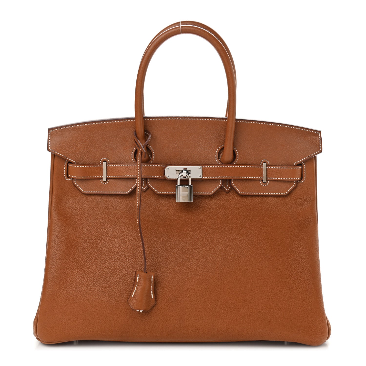 Hermes Natural Barenia Faubourg Birkin 35 Fauve 1 of 15