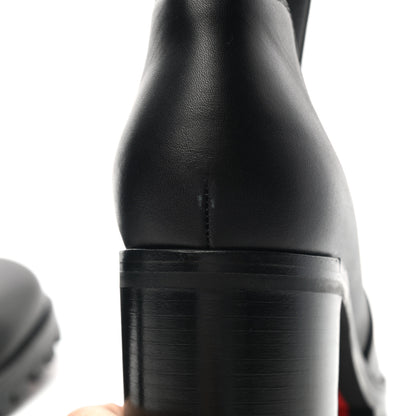 Christian Louboutin Calfskin Marchacroche 70 Chelsea Boots 40 Black 10 of 11