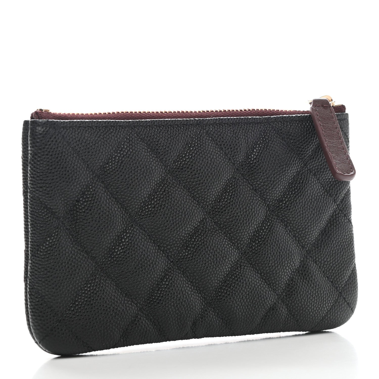 Chanel Caviar Quilted Small Cosmetic Case Black 3 of 7