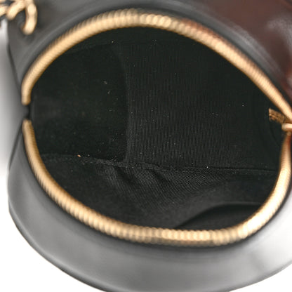 Chanel Caviar Quilted French New Wave Round Clutch With Chain Black 7 of 11