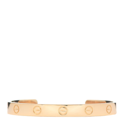 Cartier 18K Yellow Gold LOVE Cuff Bracelet 16 1 of 4
