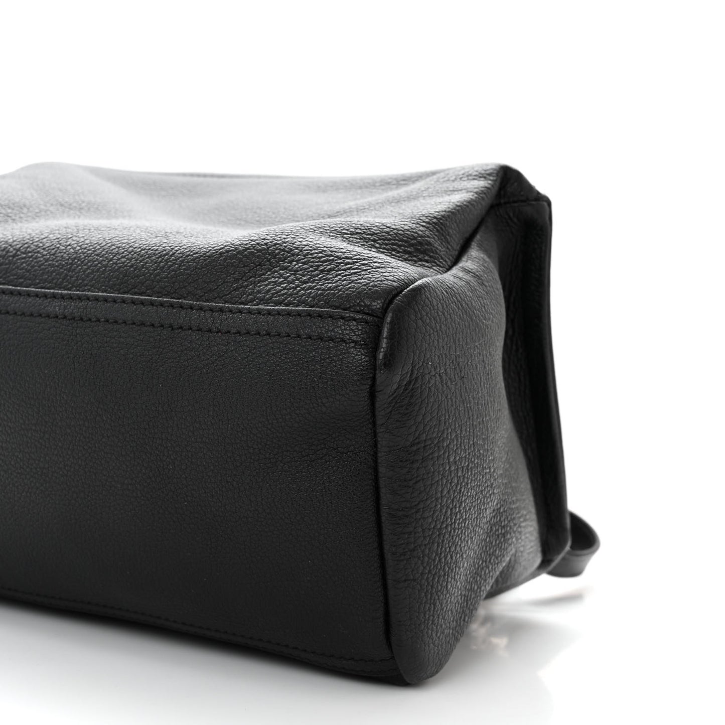 Sugar Goatskin Striped Small Pandora Red Black